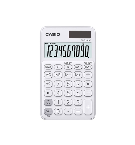 Calculadora de Bolso Casio SL310UCWE Branco 10 Digitos