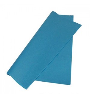 Papel Seda 51x76cm Pack 25 Folhas Azul Ceu