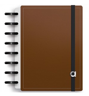 Caderno Inteligente Ambar EcoSmart PU A5 100gr 100F Castanho