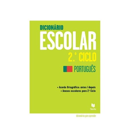 Dicionário Escolar 2º Ciclo Português