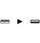 Cabo USB 2.0 Macho / Fêmea Cobre 1,8m Branco