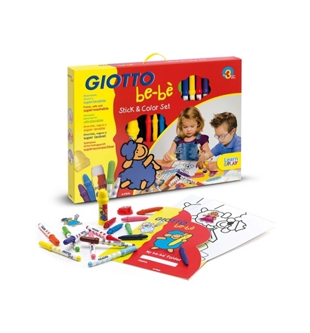 Conjunto Giotto Be-Be Colorir Stick Color Set