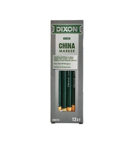 Lápis Dermatográfico Dixon Marker Verde Cx 12un