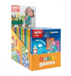 Jogo Apli Kids Quick Games 3 Temas Expositor 12un