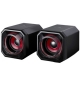 Colunas Gaming SUREFIRE Gator Eye 2.0 USB-A Preto/Vermelho