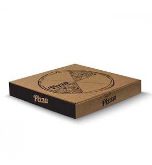 Caixa Pizza Cartão Kraft 360x360x35 100un