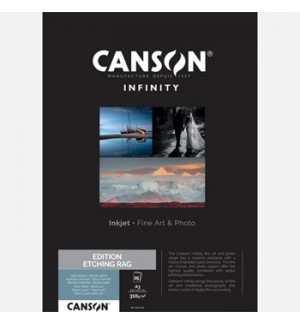 Papel A3 310g Canson Infinity Edition Etching Rag 100% 25Fls