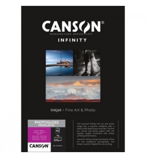 Papel 270gr Canson Infinity Photo Gloss Premium RC A4  25Fls