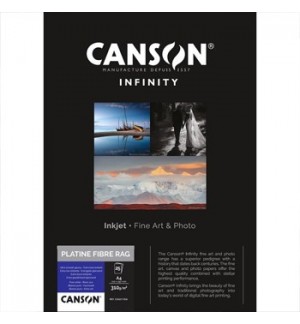 Papel Canson Infinity Platine Fibre Rag A4 100% 310gr 10Fls