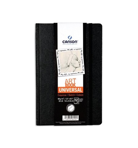 Caderno Canson Artbook Universal Fino A4 96g 112Fls
