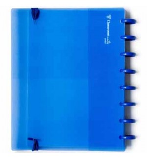 Caderno Inteligente A5 PP Ambar EcoSmart Azul Cobalto 1un