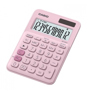 Calculadora Secretária Casio MS20UCPK Rosa 12 Dígitos