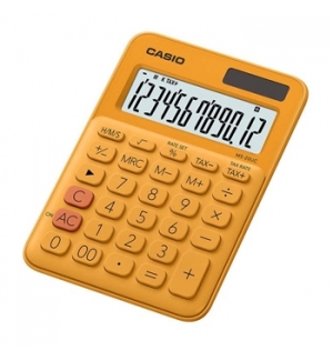 Calculadora Secretária Casio MS20UCRG Laranja 12 Dígitos