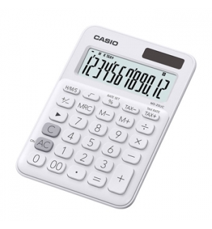 Calculadora de Secretaria Casio MS20UCWE Branco 12 Digitos