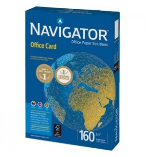 Papel 160gr Fotocopia A4 Navigator Office Card 1x250Fls