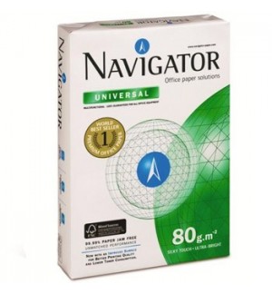 Papel 080gr Fotocopia A3 Navigator Premium 5x500 Folhas