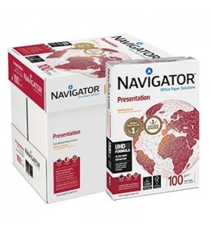 Papel 100gr Fotocopia A4 Navigator Presentation 5x500 Folhas