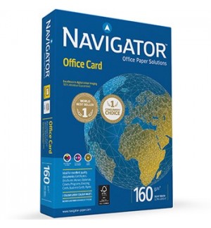 Papel 160gr Fotocopia A3  Navigator (Office Card) 5x250fls