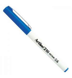 Marcador Médio Azul 0,6mm Artline 210 1un