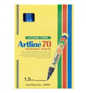 Marcador Permanente Médio Azul 1,5mm Artline 70 1un
