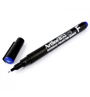 Marcador Permanente Fino Azul 0,5mm Artline 853 12un