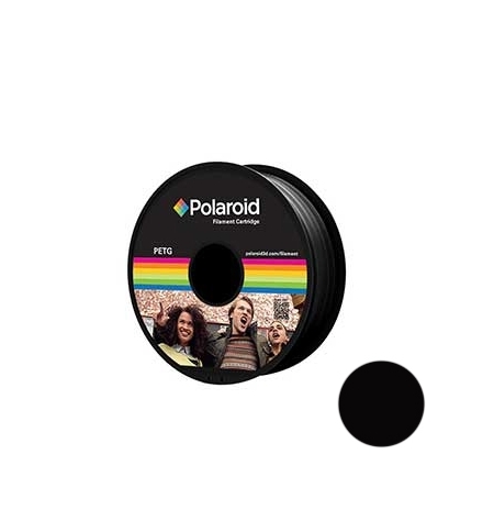Filamento Polaroid Universal PETG 1.75mm 1Kg Preto