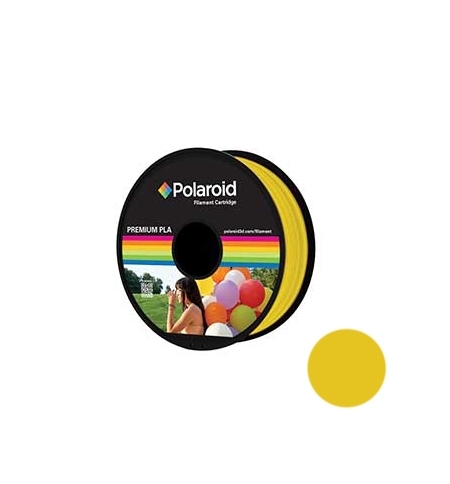 Filamento Polaroid Universal PLA 1.75mm 1Kg AmareloTransp.