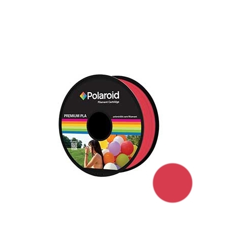 Filamento Polaroid Universal PLA 1.75mm 1Kg VermelhoTranspar