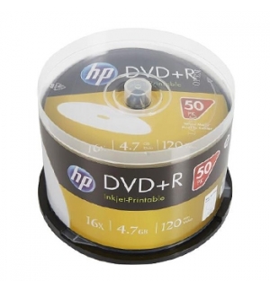 DVD+R HP 4.7GB 16X Spindle Pack 50 Printable