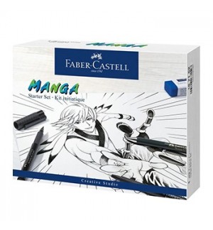 Pack Iniciação Marcador Artístico Pitt Faber-Castell Manga