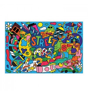 Conjunto Giotto Maxi Art Lab Color e Puzzle 46 Peças