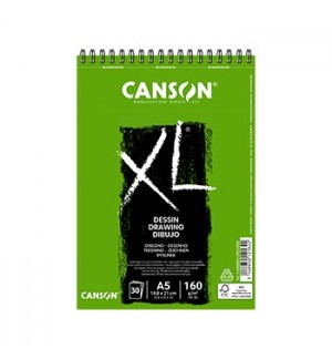 Bloco Espiralado Canson XL Dessin A5 160gr 30 Folhas