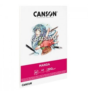 Bloco Canson Graduate Manga A3 200g 30Fls