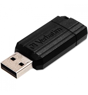 Pen Drive 32GB VERBATIM PINSTRIPE USB 2.0 Preto