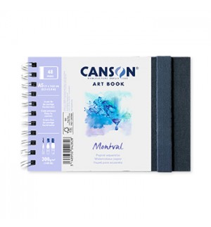 Caderno Canson Artbook Montval A5 300gr 48 Folhas