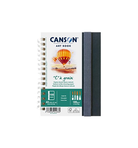 Caderno Canson Artbook C à Grain A5 180g 100Fls
