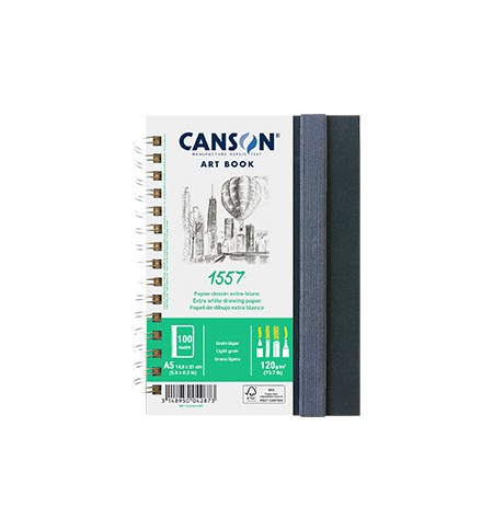 Caderno Canson Artbook 1557 A5 120g 100Fls
