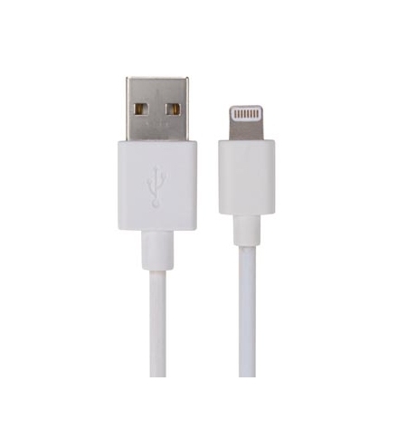 Cabo USB-A 2.0 Macho para Lightning Macho Branco 2m