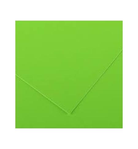 Cartolina 50x65cm Verde Fluorescente 250g 25 Folhas Canson