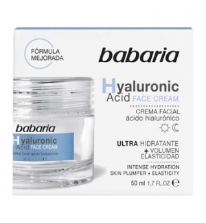 Creme Facial Babaria Ultra Hidratante Ácido Hialurônico 50ml