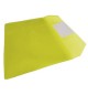 Envelope A5 PVC com Visor Transparente Amarelo 10un