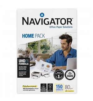 Papel 080gr Fotocopia A4 Navigator Home Pack 1x150Fls