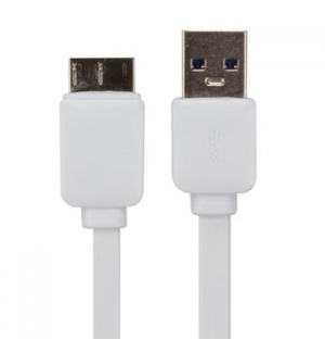 Cabo USB 3.0 para micro-USB 3.0 Branco 1m