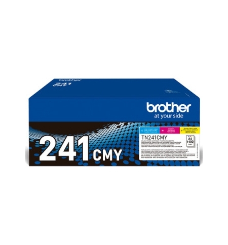 Pack Toners Brother TN-241CMY 3 Cores 4200 Pág.