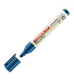Marcador Permanente Grosso Azul 1-5mm Edding e-22 1un