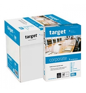 Papel Fotocopia A3 80gr Target (Corporate) 5x500 Folhas