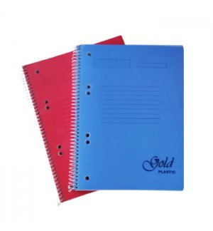 Caderno Espiral A5 Quadriculado Platanus Sortido 100Fls 1un