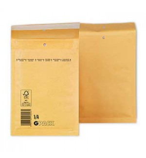 Envelopes Air-Bag 105x165mm Kraft  Nº000 10un