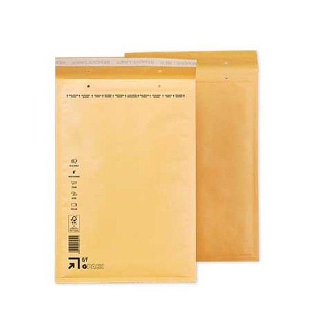 Envelope Almofadado 220x340mm Kraft Nº3 6/F 10un