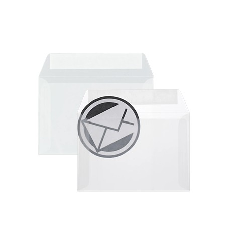 Envelopes 114x162mm C6 Vegetal Transparente 092g 25un